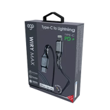 EGO TYPE-C to LIGNTNING CABLE PD 100CM -BLACK